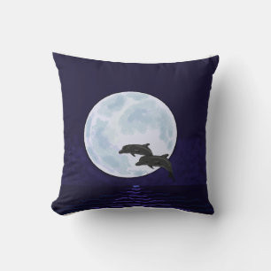 Jumping dolphins cushion