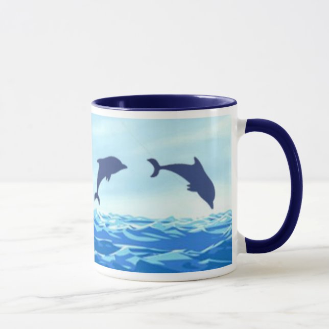 Jumping Dolphins Mug (Right)