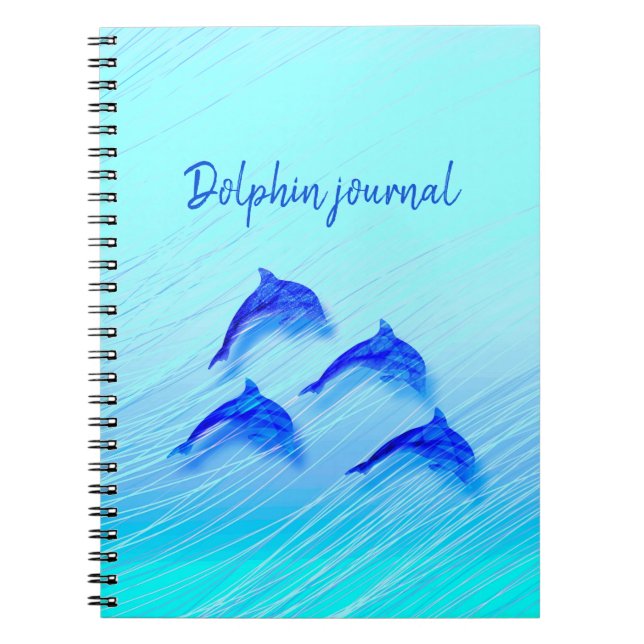 jumping dolphins notebook (Front)