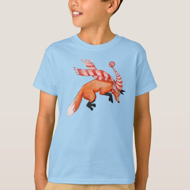 Jumping Fox Kids' Basic T-Shirt (Front)