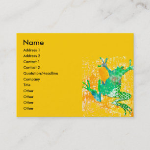 Jumping Frog Business Card