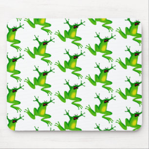 Jumping Frogs Mouse Pad