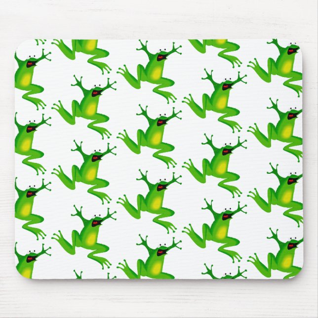 Jumping Frogs Mouse Pad (Front)