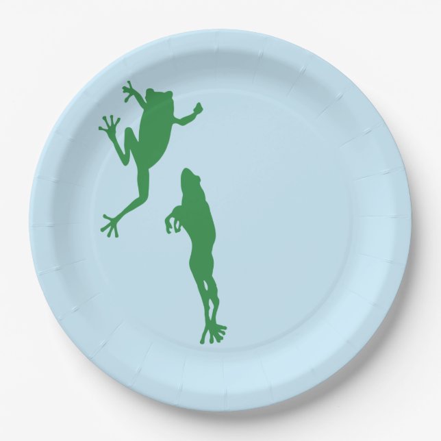 Jumping Frogs Party Plates (Front)