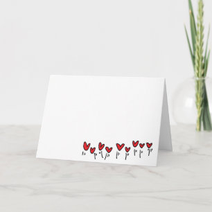 "Jumping Hearts" Valentine Card