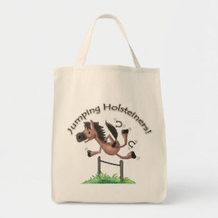 Jumping Holsteiners! Tote Bag