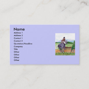 Jumping Horse Business Cards
