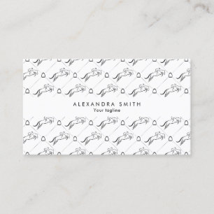 Jumping Horse   Horseback Riding   Horse Trainer Business Card