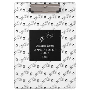 Jumping Horse Horseback Riding Horse Trainer Clipboard