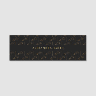 Jumping Horse Horseback Riding Horse Trainer Name Tag