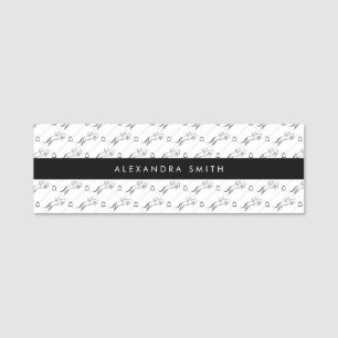 Jumping Horse Horseback Riding Horse Trainer Name Tag
