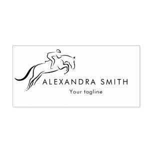Jumping Horse Horseback Riding Horse Trainer Self-inking Stamp