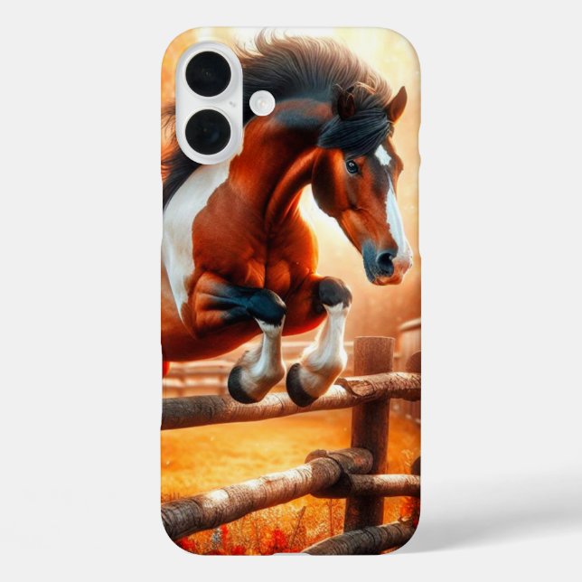 Jumping Horse Phone Case (Back)