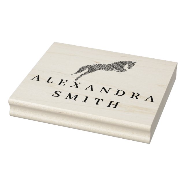 Jumping Horse | Scribble Horse | Horse Trainer Rubber Stamp (Stamp)