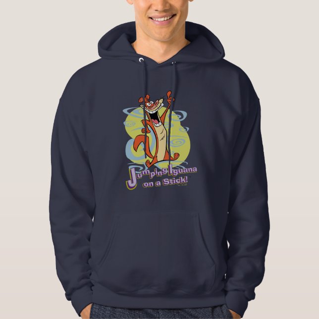 Jumping Igauna on a Stick!™ Hoodie (Front)