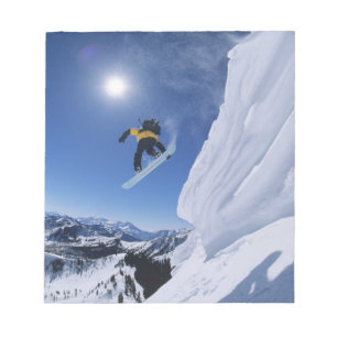 Jumping into Snake Creek Canyon from Clayton 2 Notepad