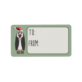 Jumping Jiminy Christmas To-From Label