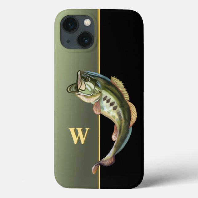 Jumping Large Mouth Bass Case-Mate iPhone Case (Back)