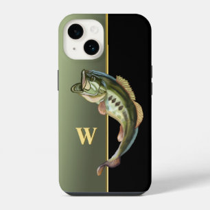 Jumping Large Mouth Bass Manly iPhone 14 Case