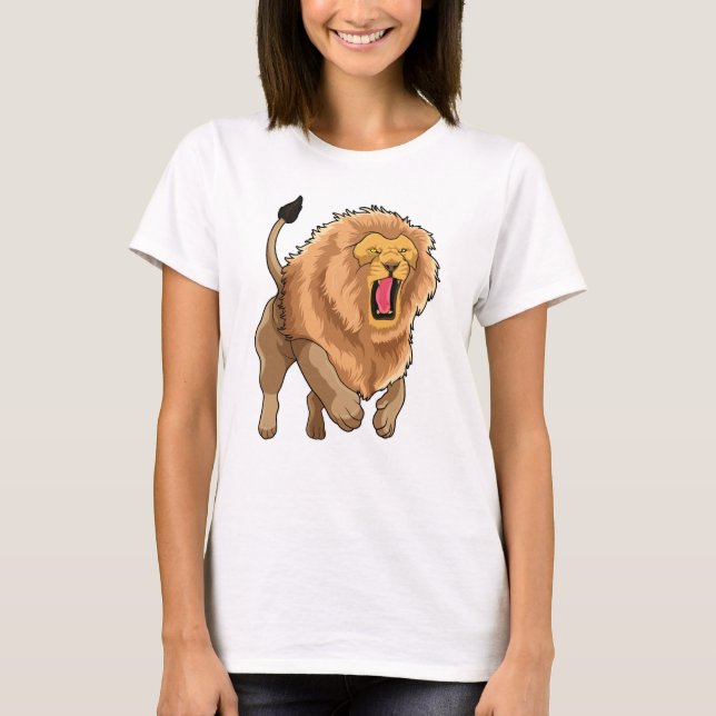 Jumping Lion T-Shirt (Front)