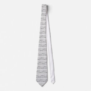 Jumping marlin tie