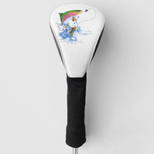 Jumping Rainbow Trout Golf Head Cover