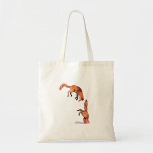 Jumping Red Fox Tote Bag