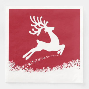 Jumping Reindeer paper napkins