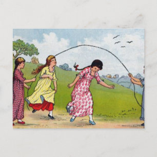 Jumping Rope Postcard