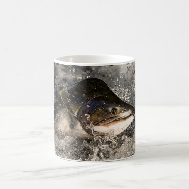 Jumping Salmon Coffee Mug (Center)