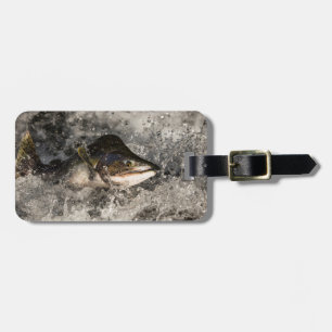 Jumping Salmon Luggage Tag