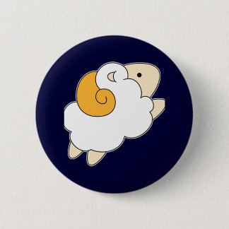 Jumping Sheep 6 Cm Round Badge