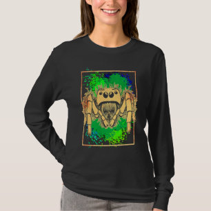 Jumping Spider Animal Colorful T-Shirt