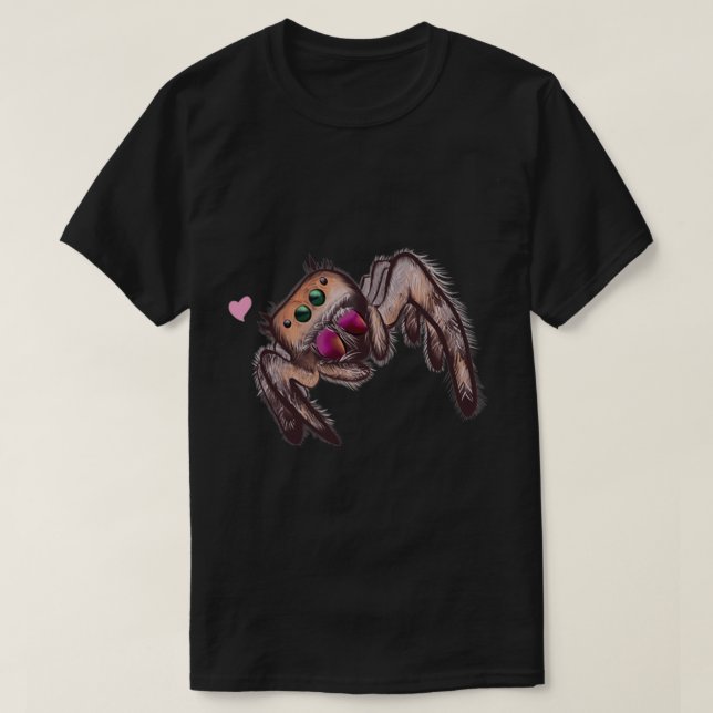 Jumping Spider Love 3 T-Shirt (Design Front)
