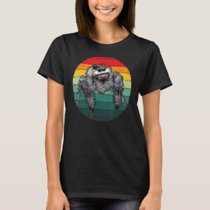Jumping Spider Mum Dad Spooder Vintage Cute Pet Sp T-Shirt