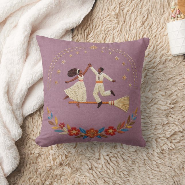 Jumping the Broom Cushion (Blanket)