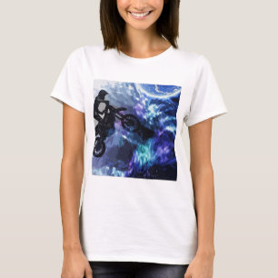 Jumping through Space - Motocross Rider T-Shirt