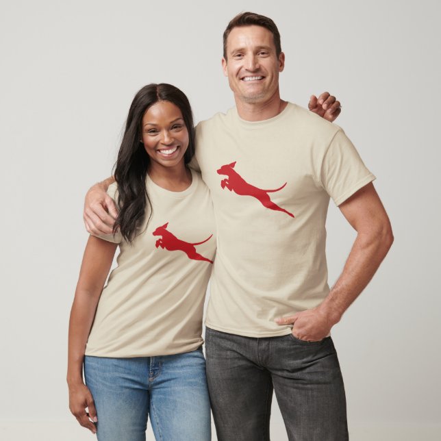 Jumping Vizsla Sweatshirt T-Shirt (Unisex)