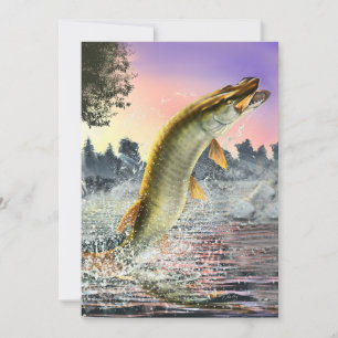 Jumping Walleye Invitation