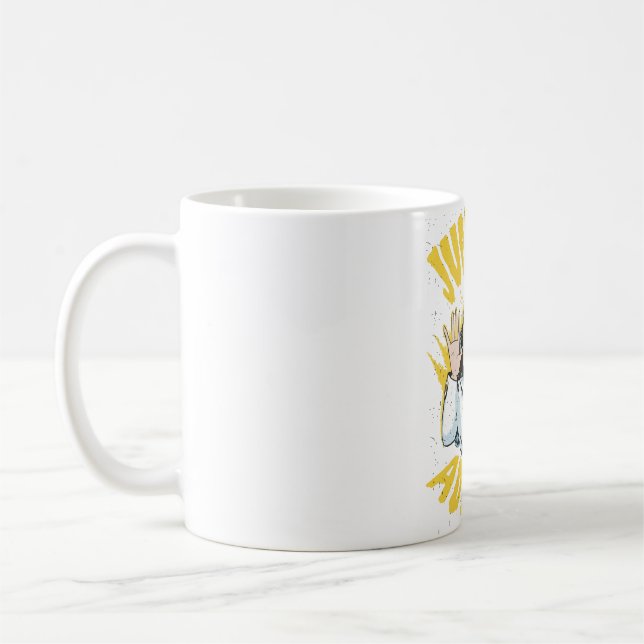 Jumpscare Addict Coffee Mug (Left)