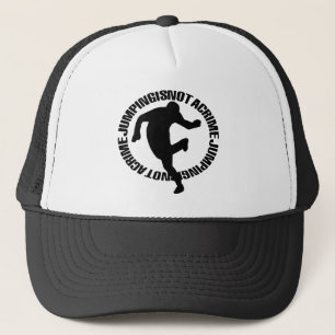 Jumpstyle Black [Transparent] Trucker Hat