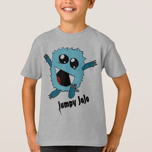 Jumpy JoJo Super Fun Monster Creation T-Shirt (Front)
