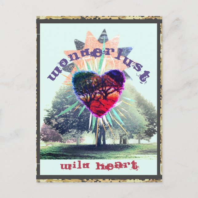 Junction Card No 15: Wonderlust & Wild Heart (Front)