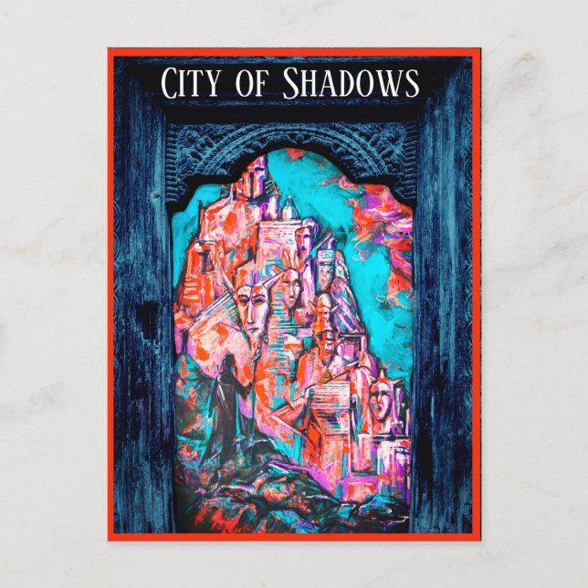 Junction Card No 44 Approaching the City of Shadow (Front)