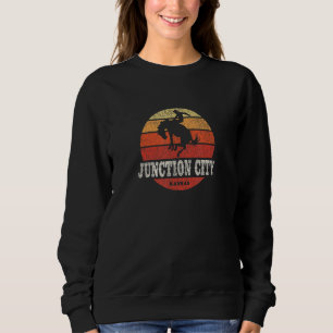 Junction City KS Vintage Country Western Retro Sweatshirt