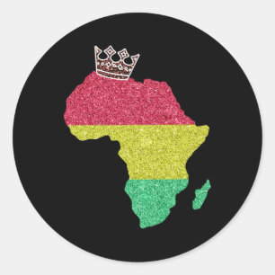 June 1865 Black History African American 1 Classic Round Sticker