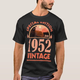 June 1952 Special Edition Birthday Vintage T-Shirt