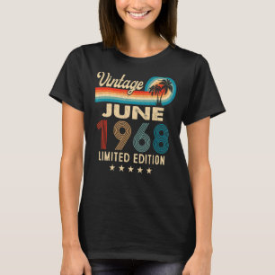 June 1968 54th Birthday  Vintage T-Shirt