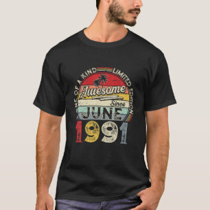 June 1991 Limited Edition Outfit Retro 30Th Bday G T-Shirt