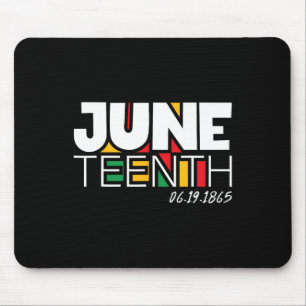 June 19th 1865 Proud Black Freedom Day Mouse Pad